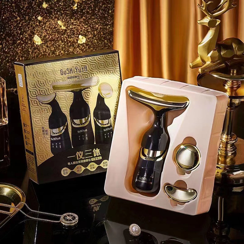 3-in-1 Luxury EMS Facial & Neck Lifting Device