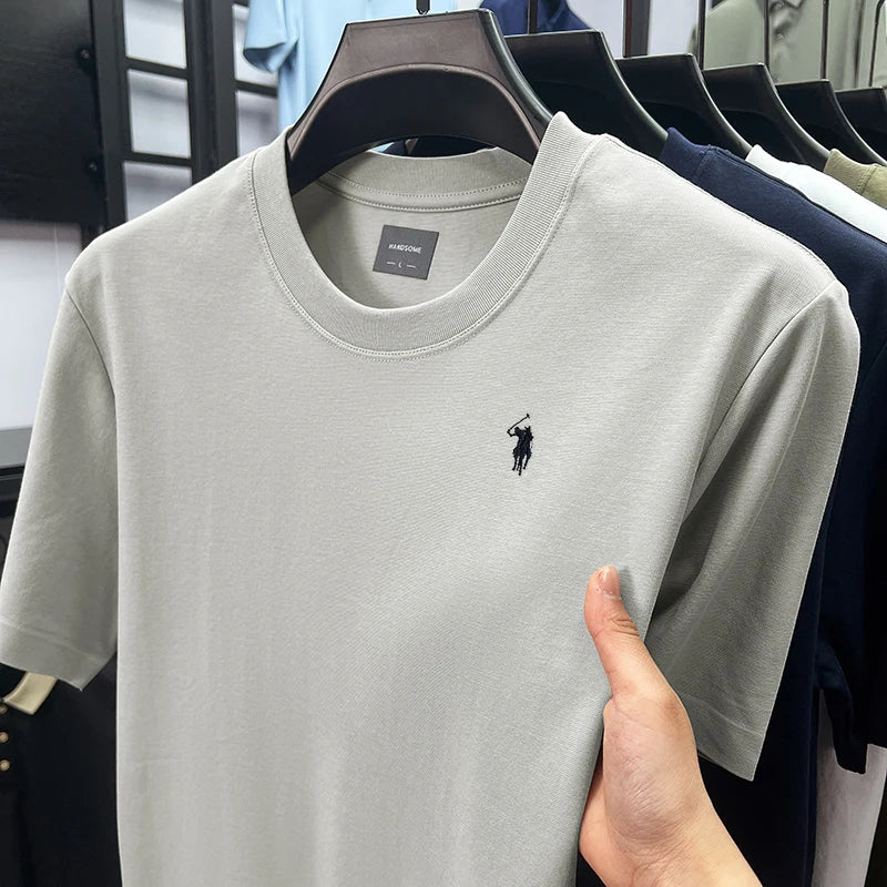 Men’s High-End Silky Cotton T-Shirt