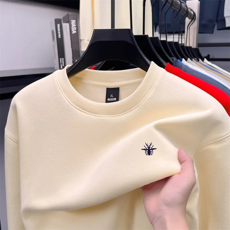 Men’s Luxury Crewneck Fleece Sweatshirt