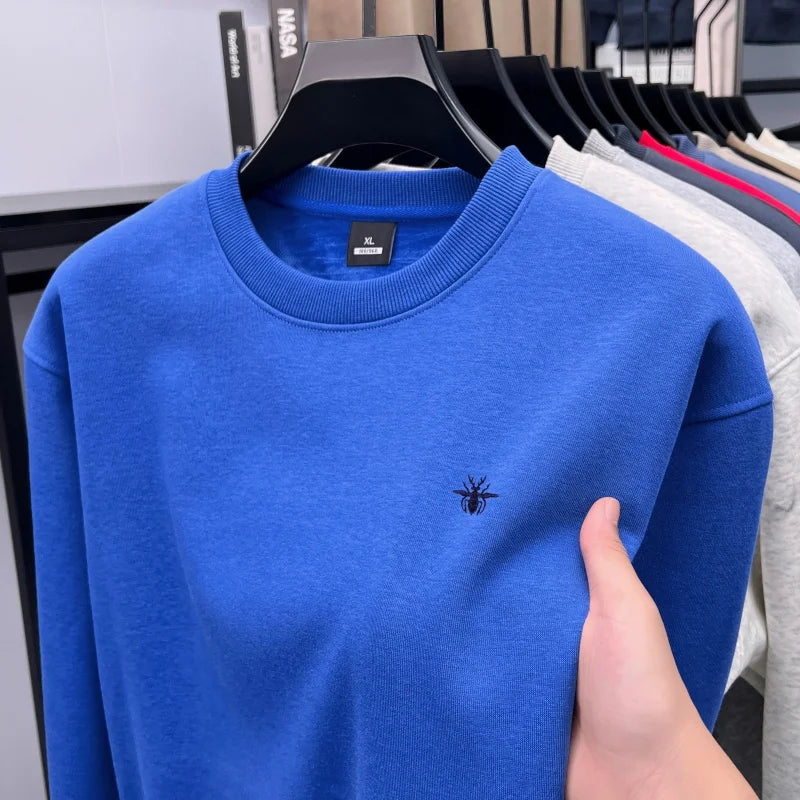 Men’s Luxury Crewneck Fleece Sweatshirt