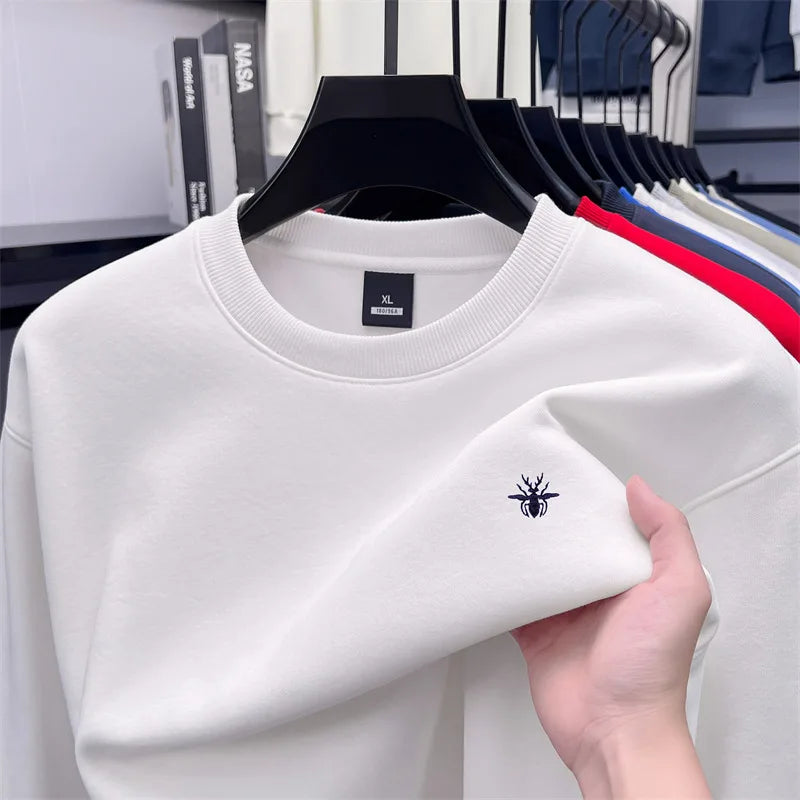 Men’s Luxury Crewneck Fleece Sweatshirt