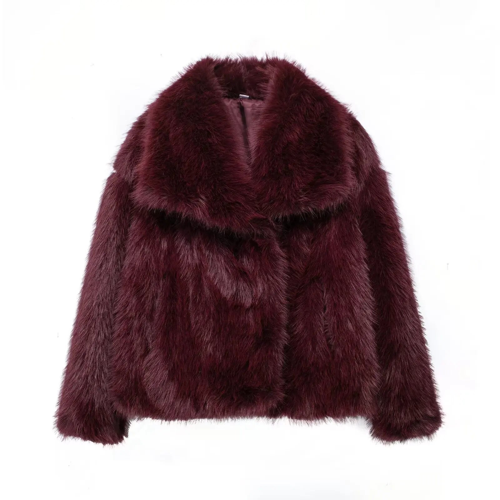 HH Women’s Luxury Cropped Faux Fur Jacket