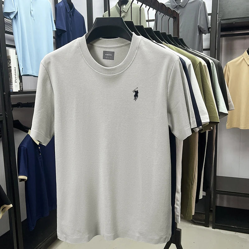 Men’s High-End Silky Cotton T-Shirt