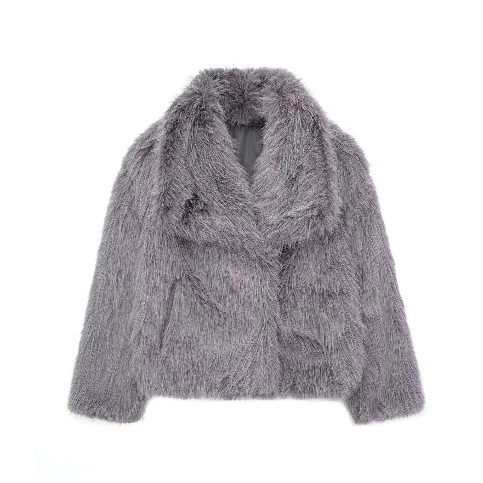 HH Women’s Luxury Cropped Faux Fur Jacket