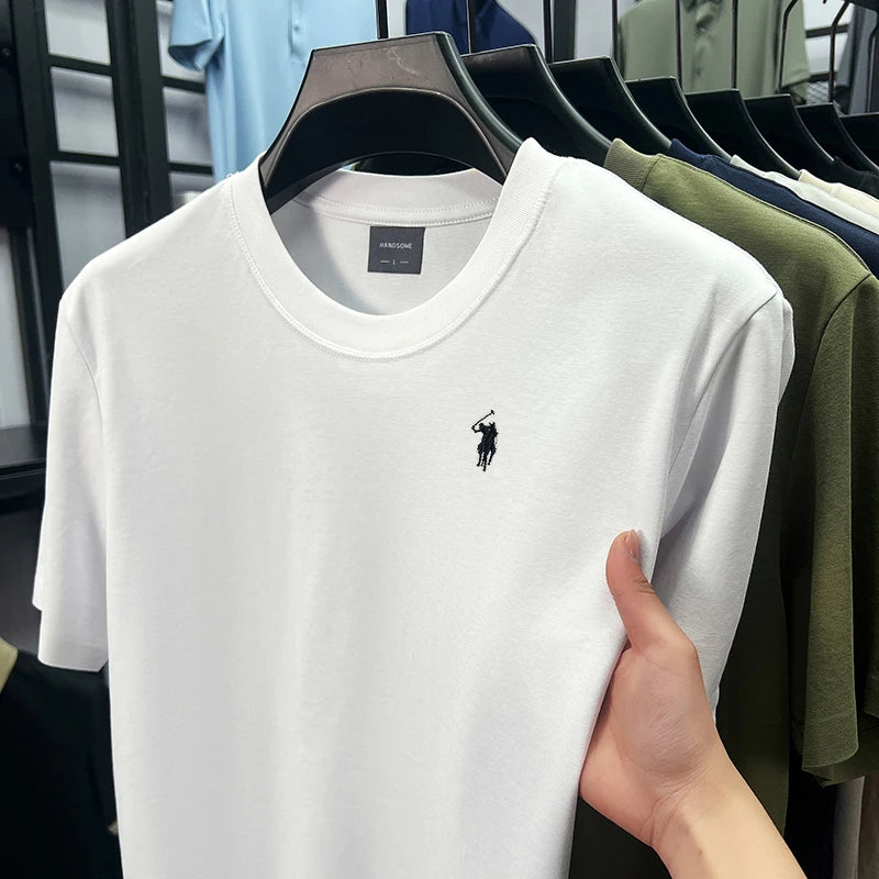 Men’s High-End Silky Cotton T-Shirt