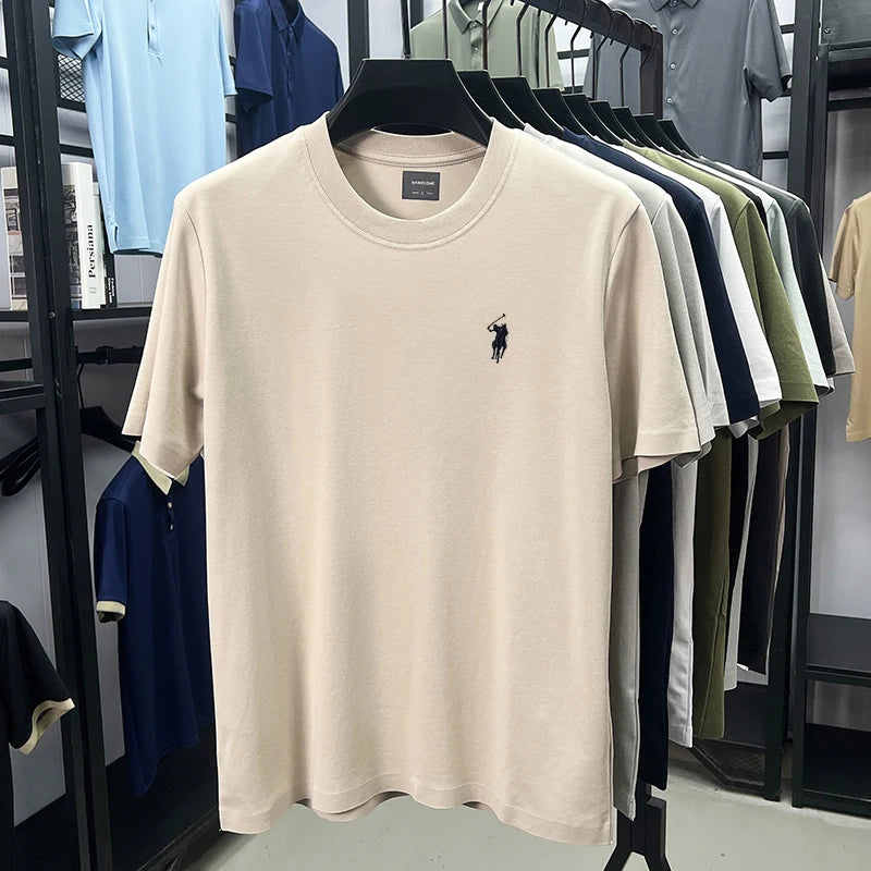 Men’s High-End Silky Cotton T-Shirt