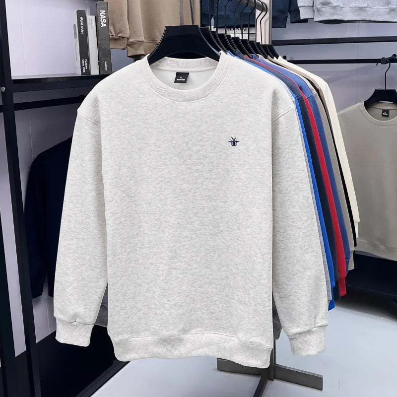 Men’s Luxury Crewneck Fleece Sweatshirt