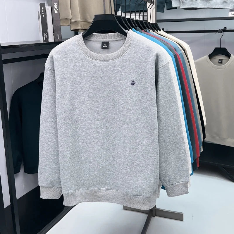 Men’s Luxury Crewneck Fleece Sweatshirt