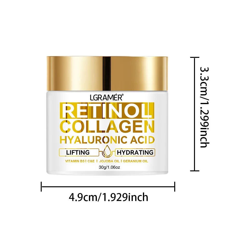 Luxury Retinol Face Cream with Collagen & Hyaluronic Acid