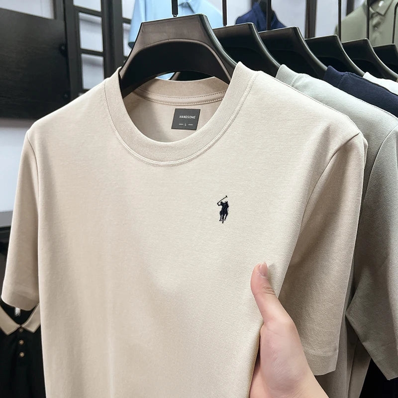 Men’s High-End Silky Cotton T-Shirt