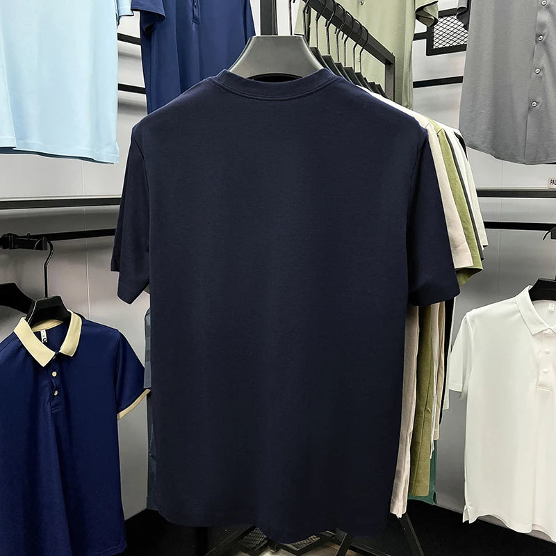 Men’s High-End Silky Cotton T-Shirt