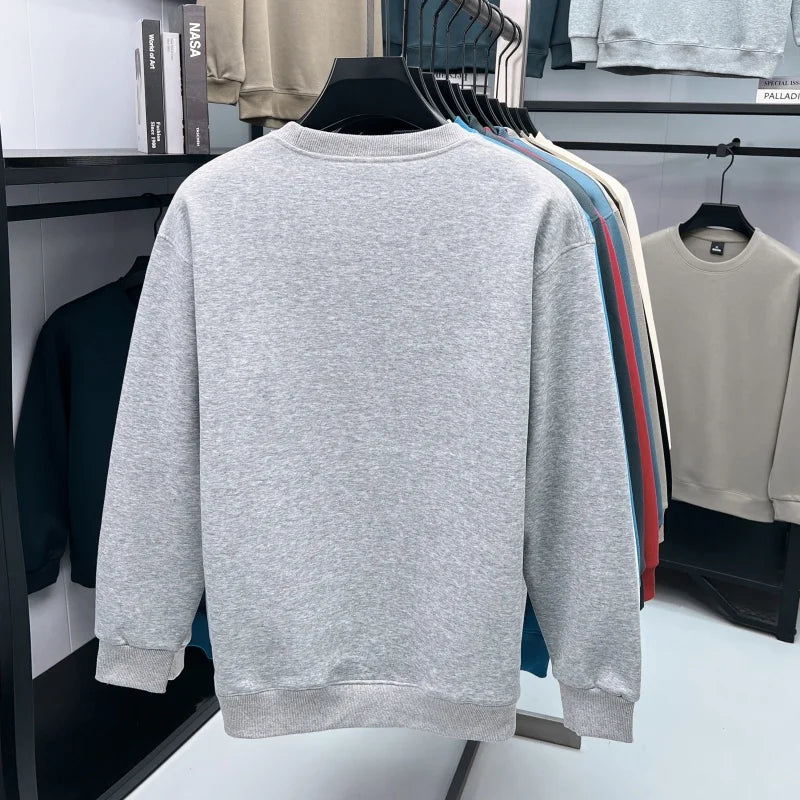 Men’s Luxury Crewneck Fleece Sweatshirt