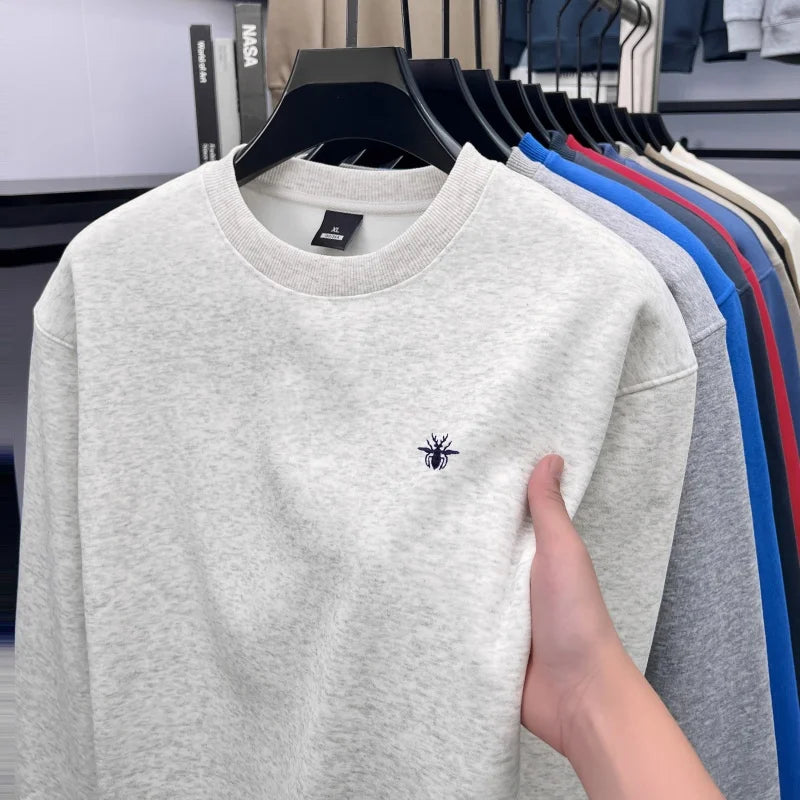 Men’s Luxury Crewneck Fleece Sweatshirt