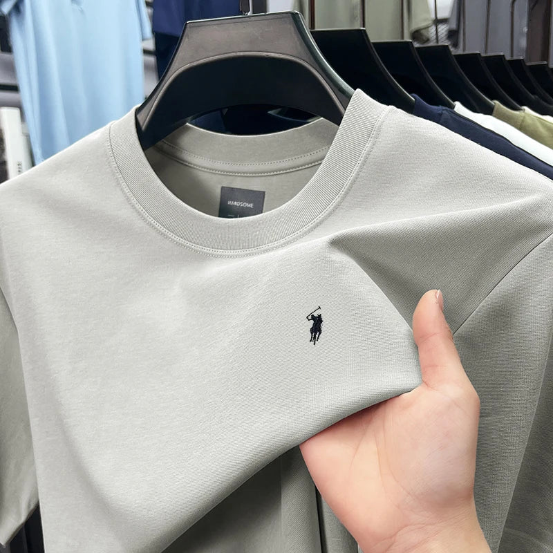 Men’s High-End Silky Cotton T-Shirt