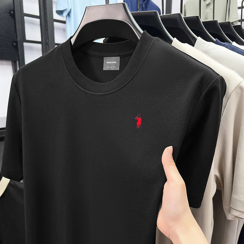 Men’s High-End Silky Cotton T-Shirt