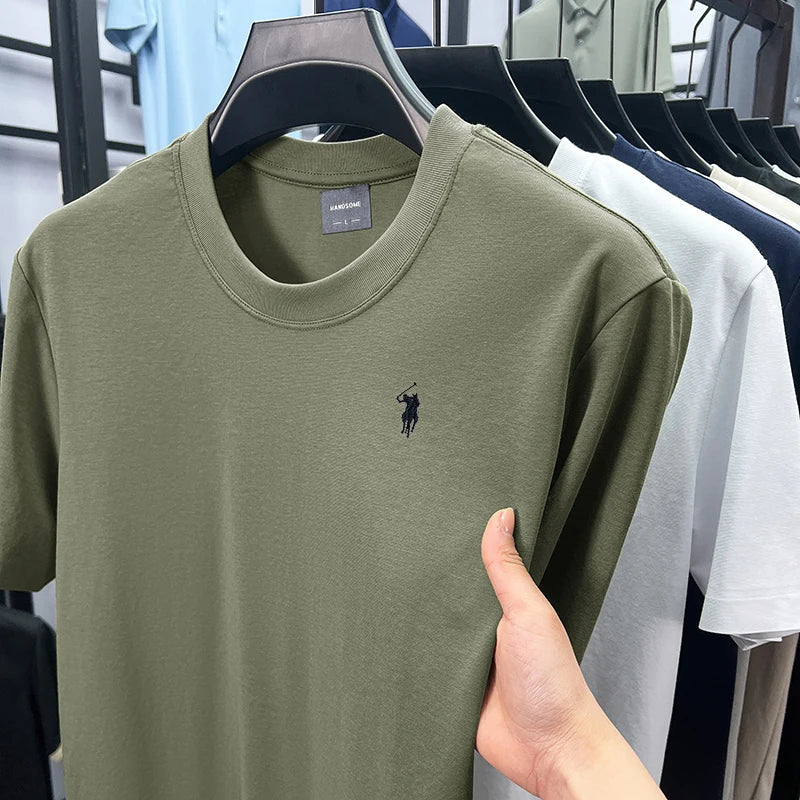 Men’s High-End Silky Cotton T-Shirt