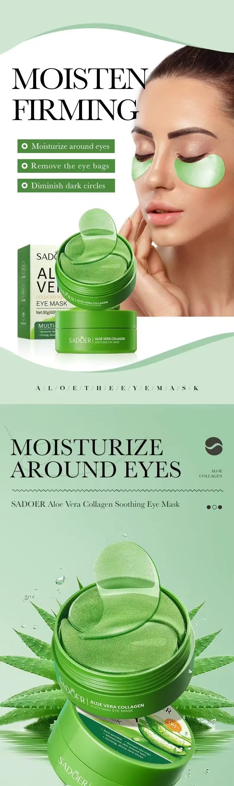 Aloe Vera Collagen Eye Mask