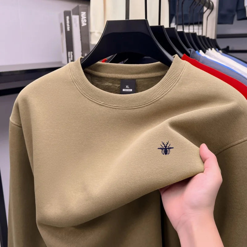 Men’s Luxury Crewneck Fleece Sweatshirt