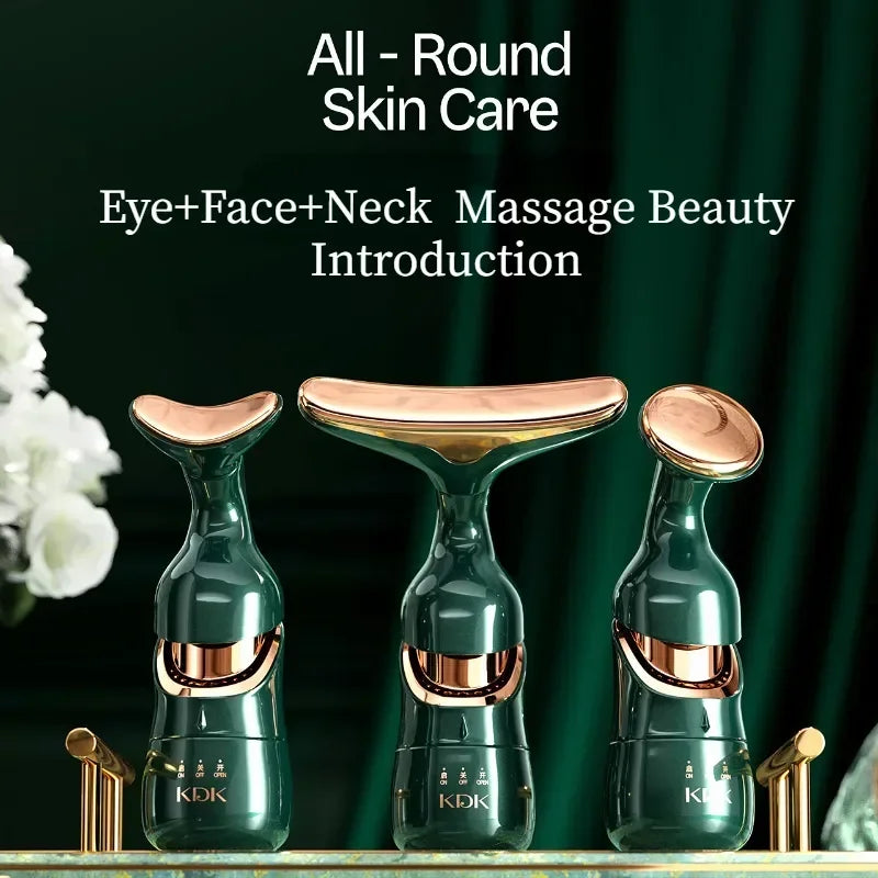 3-in-1 Luxury EMS Facial & Neck Lifting Device