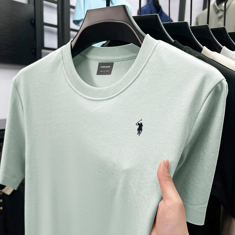 Men’s High-End Silky Cotton T-Shirt