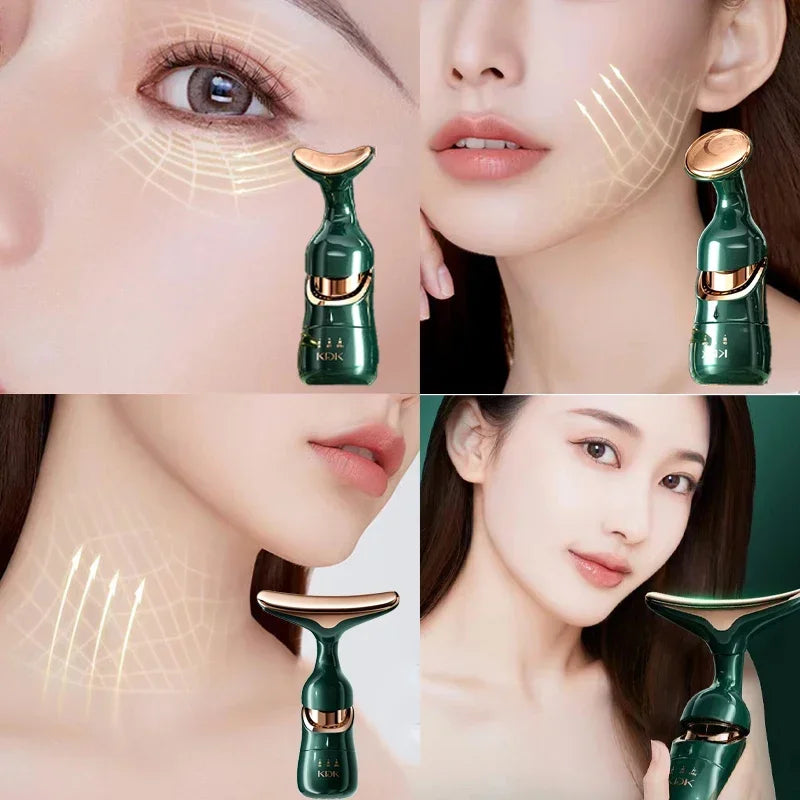 3-in-1 Luxury EMS Facial & Neck Lifting Device