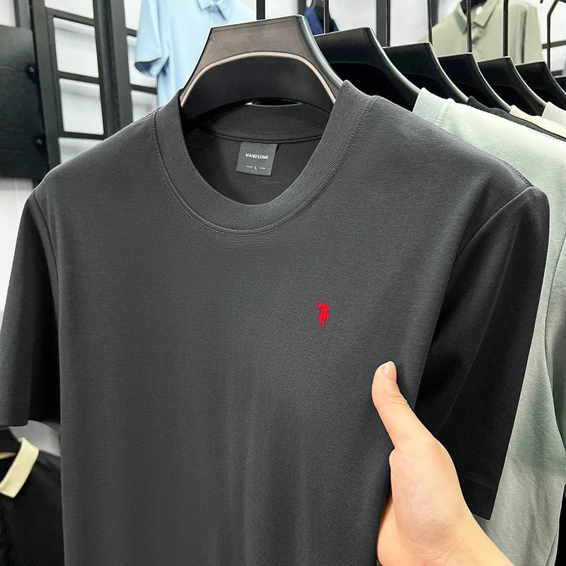Men’s High-End Silky Cotton T-Shirt