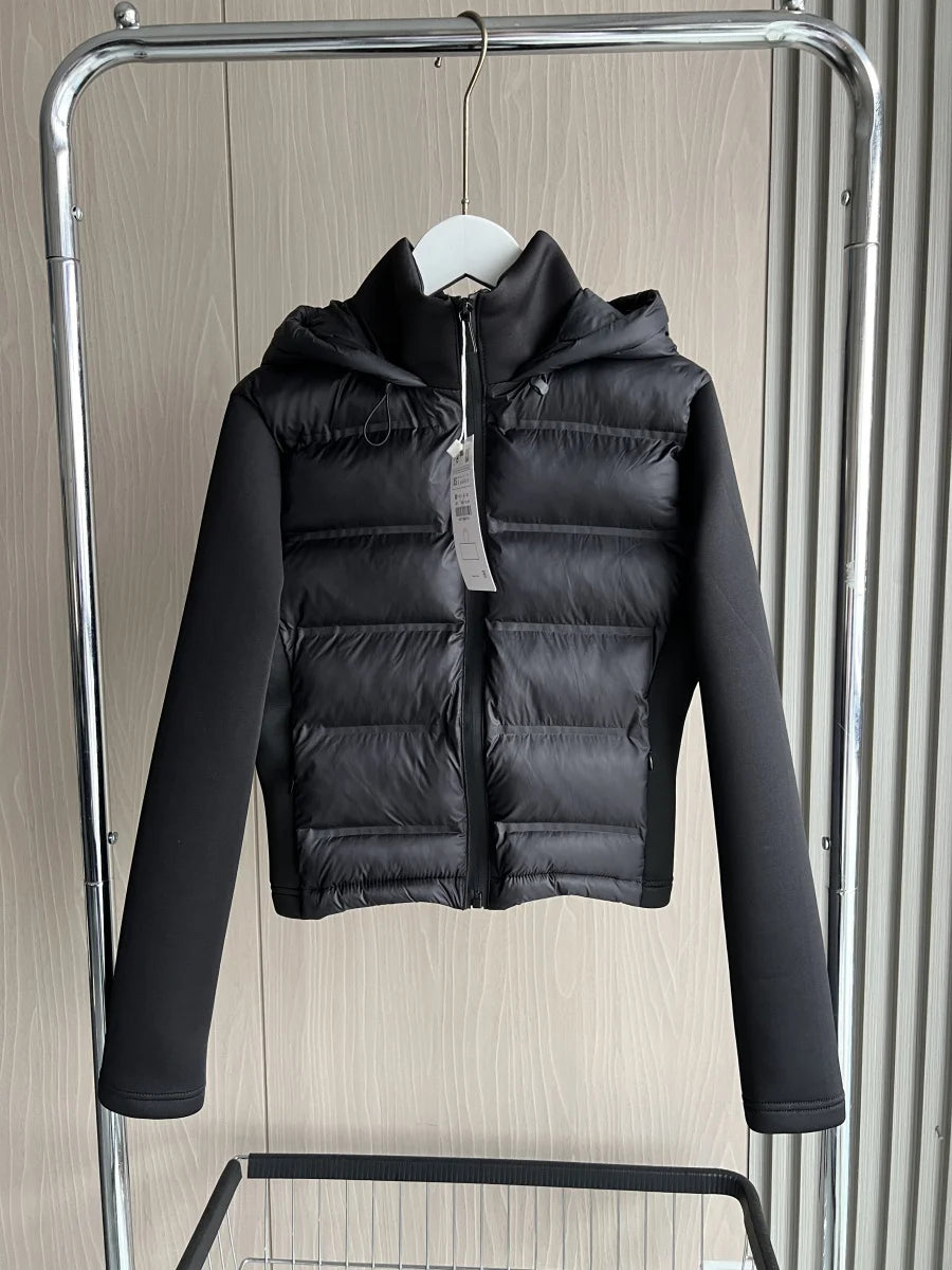 Women’s Lightweight Luxury Hooded Down Jacket