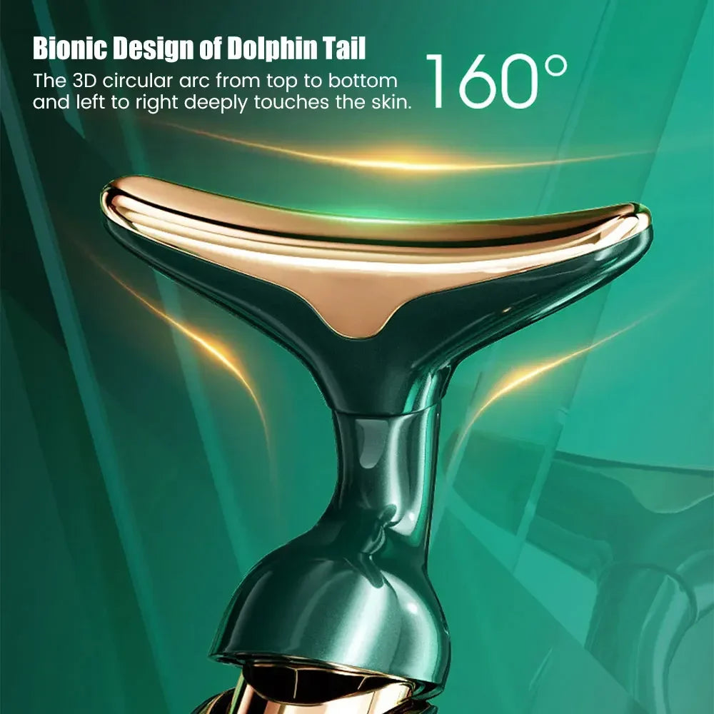 3-in-1 Luxury EMS Facial & Neck Lifting Device