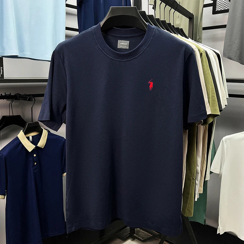 Men’s High-End Silky Cotton T-Shirt