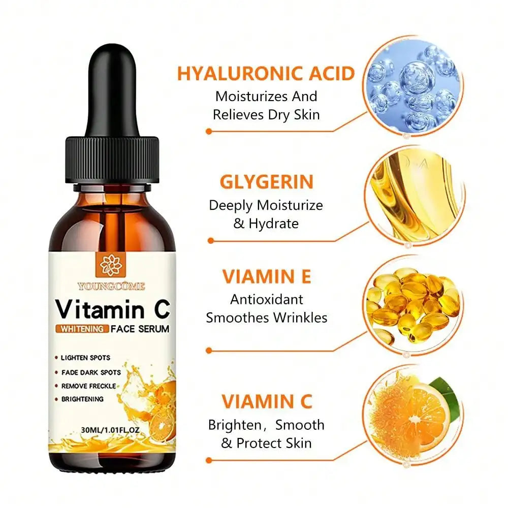 Luxury Vitamin C Facial Essence with Hyaluronic Acid
