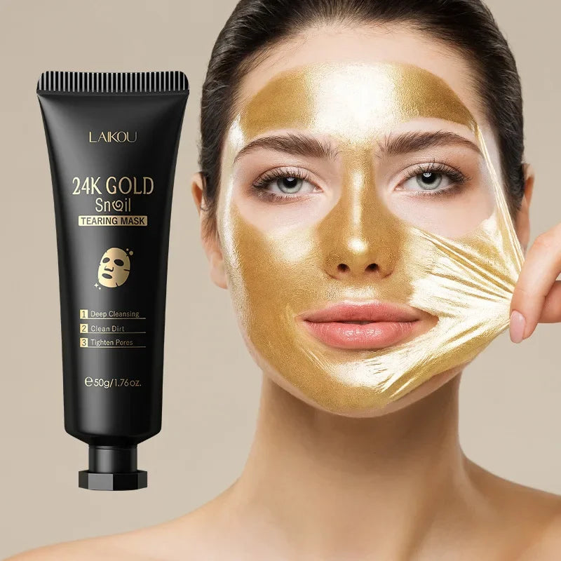 LAIKOU Máscara Facial Peel-Off 24K Gold Sakura