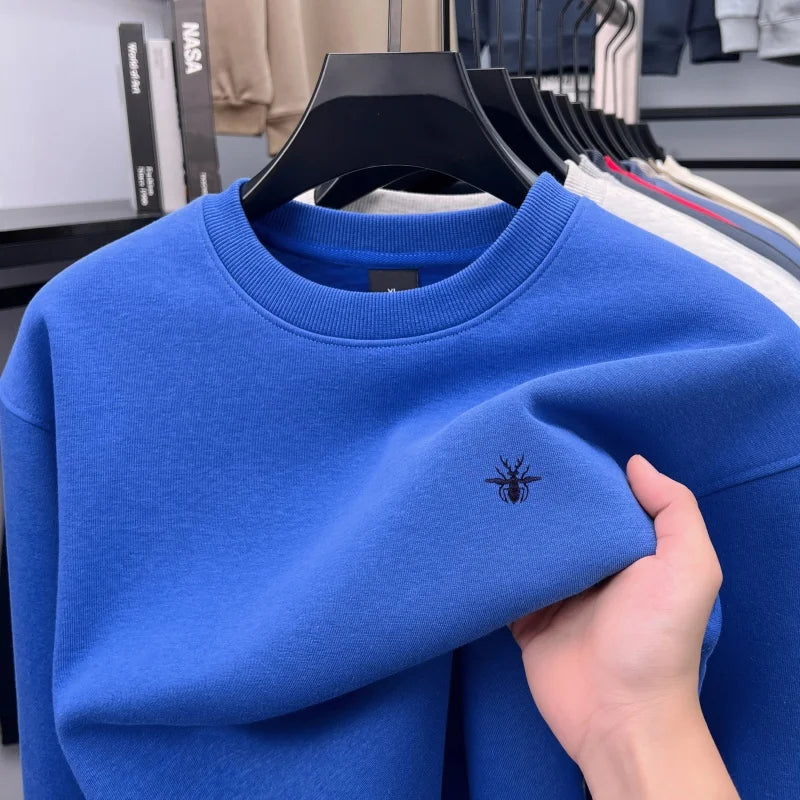 Men’s Luxury Crewneck Fleece Sweatshirt