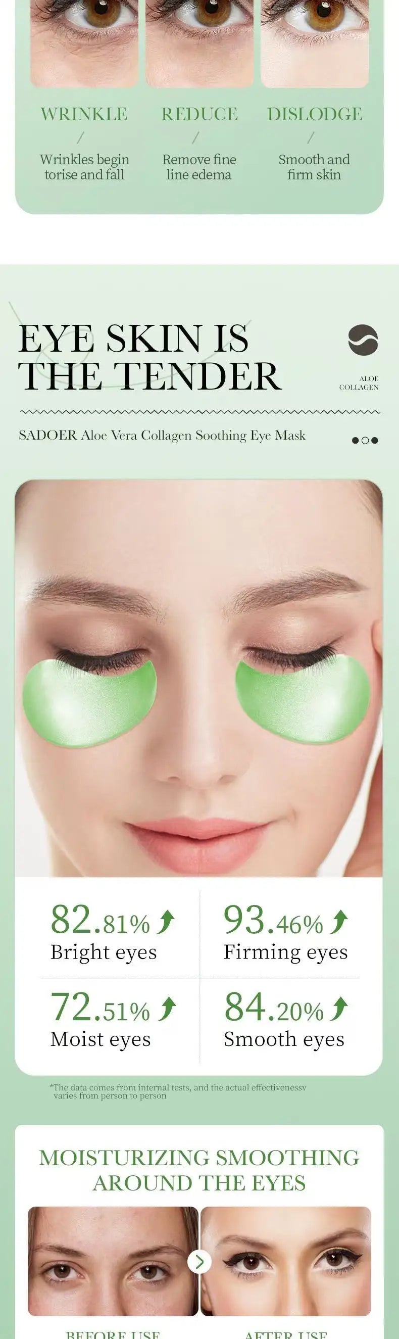 Aloe Vera Collagen Eye Mask