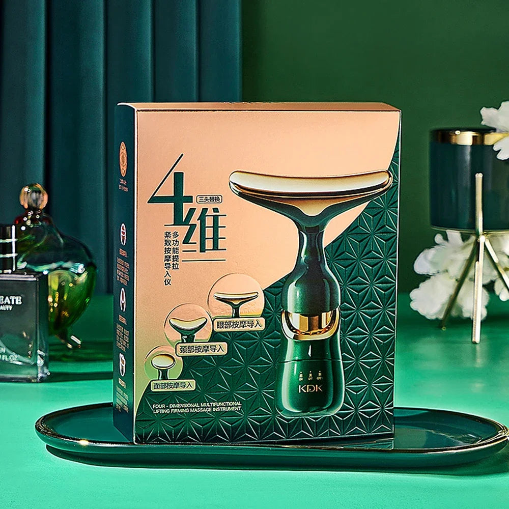 3-in-1 Luxury EMS Facial & Neck Lifting Device