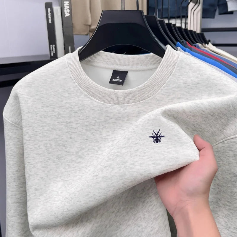 Men’s Luxury Crewneck Fleece Sweatshirt