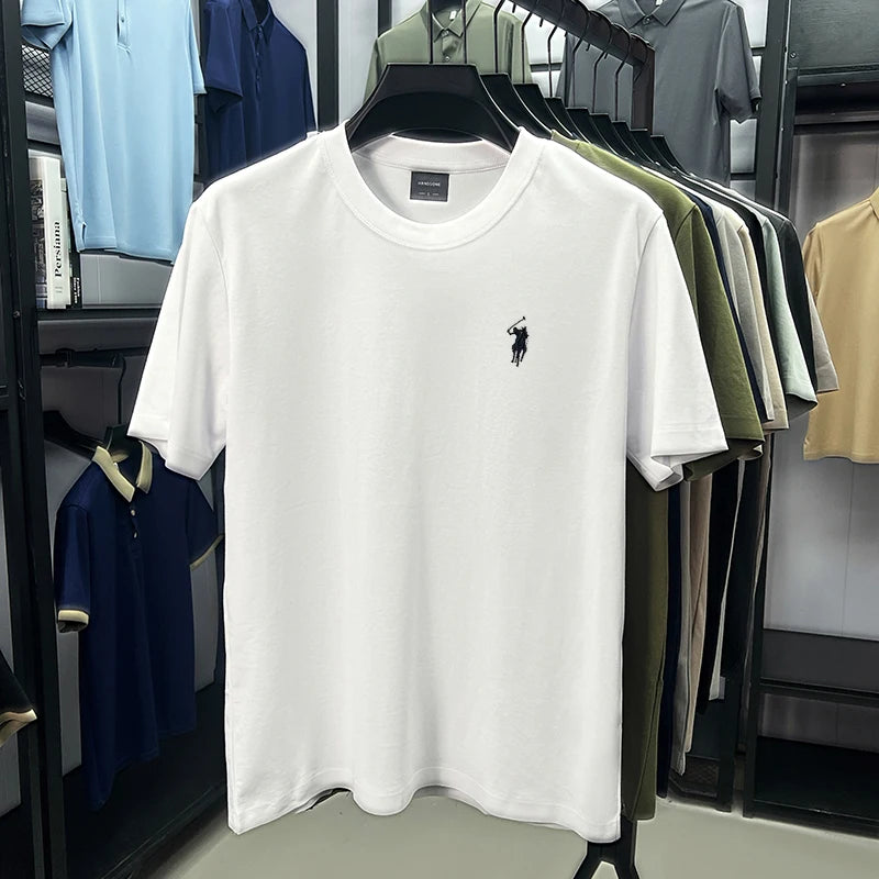 Men’s High-End Silky Cotton T-Shirt