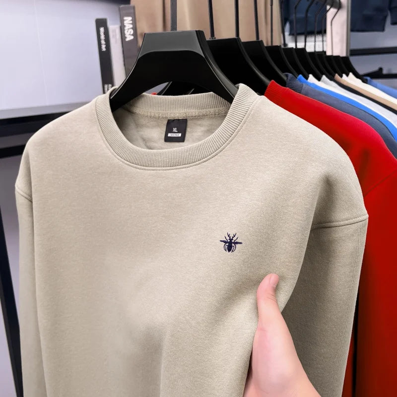 Men’s Luxury Crewneck Fleece Sweatshirt