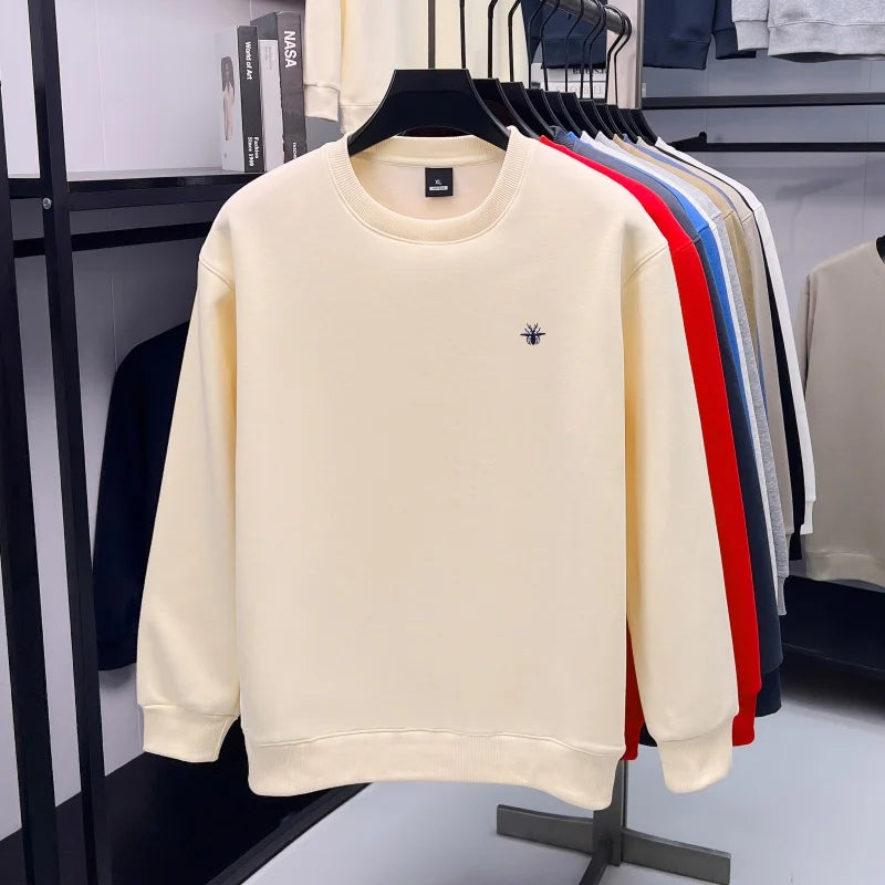 Men’s Luxury Crewneck Fleece Sweatshirt