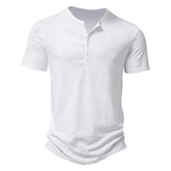Men’s Casual Solid Colour Slim-Fit Short-Sleeve T-Shirt