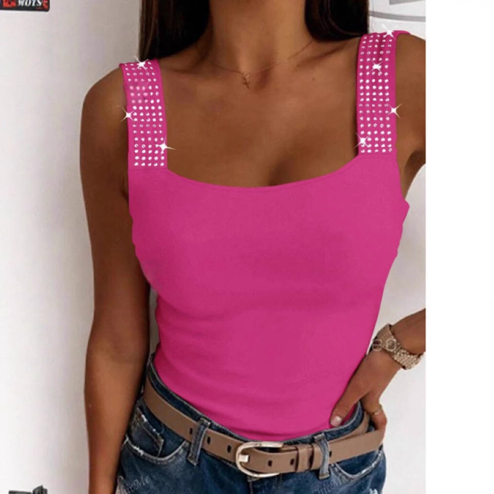 Hot-Studded Elegant Vest for Women
