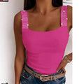 Hot-Studded Elegant Vest for Women
