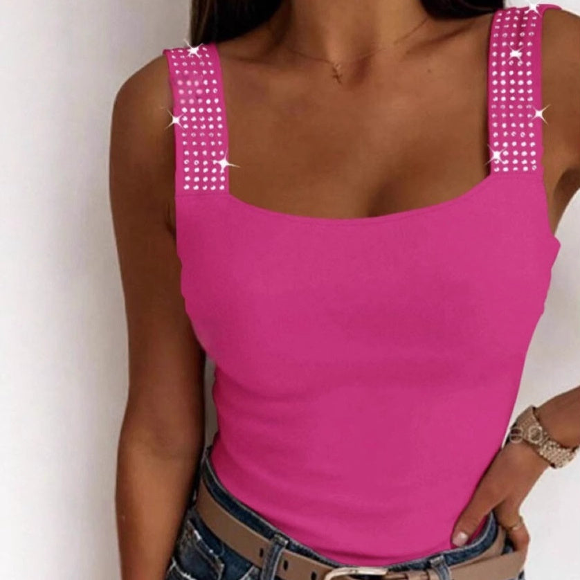 Hot-Studded Elegant Vest for Women
