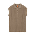 Loose-Fit V-Neck Knit Sweater Vest for Men
