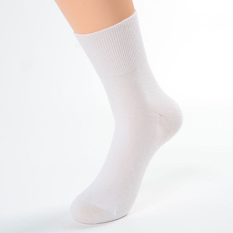 Men’s Loose-Fit Breathable Cotton Socks