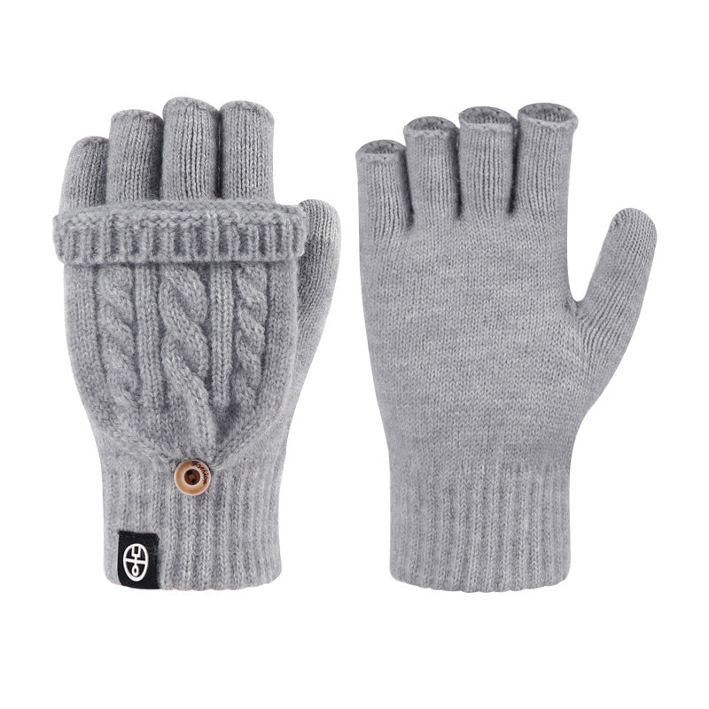 Flip-Up Dual-Use Thermal Gloves for Women