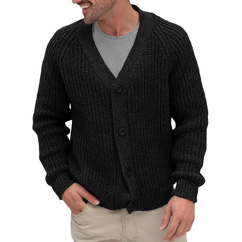 New Men's Autumn/Winter Cardigan Sweater