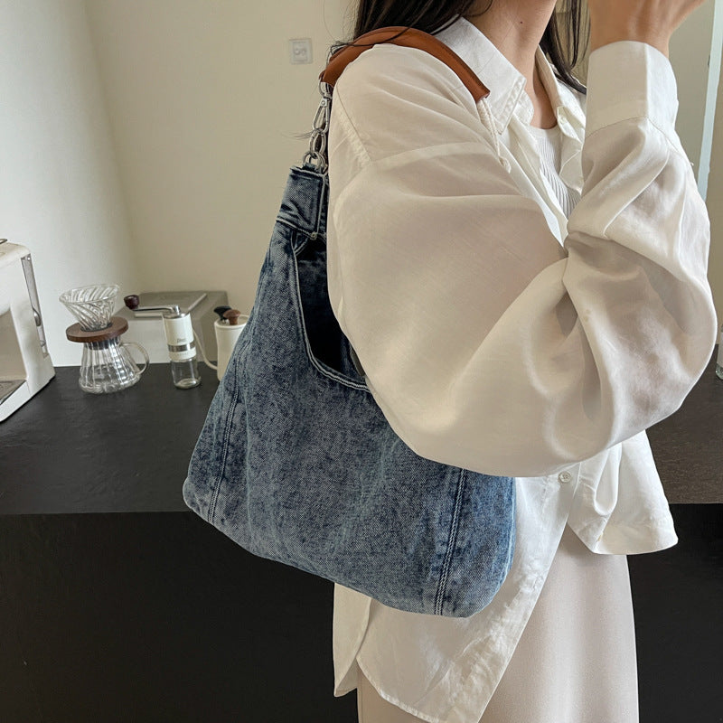 Korean Fashion Casual Denim Bag Women