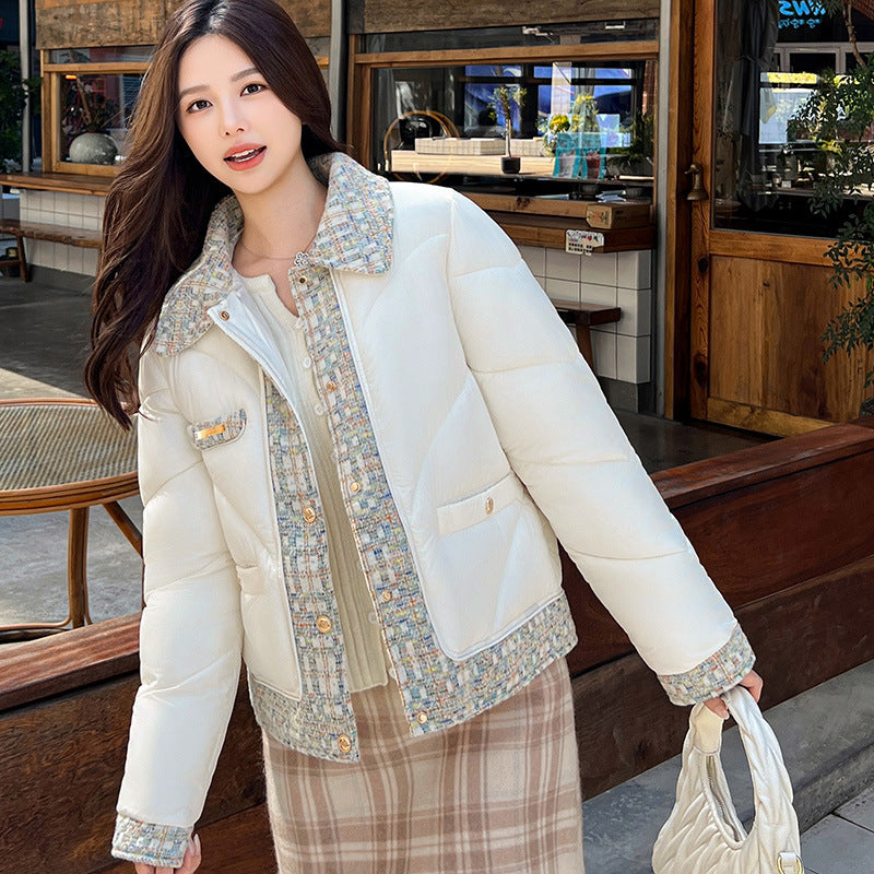 Western-Style Slim Fit Warm Short Coat