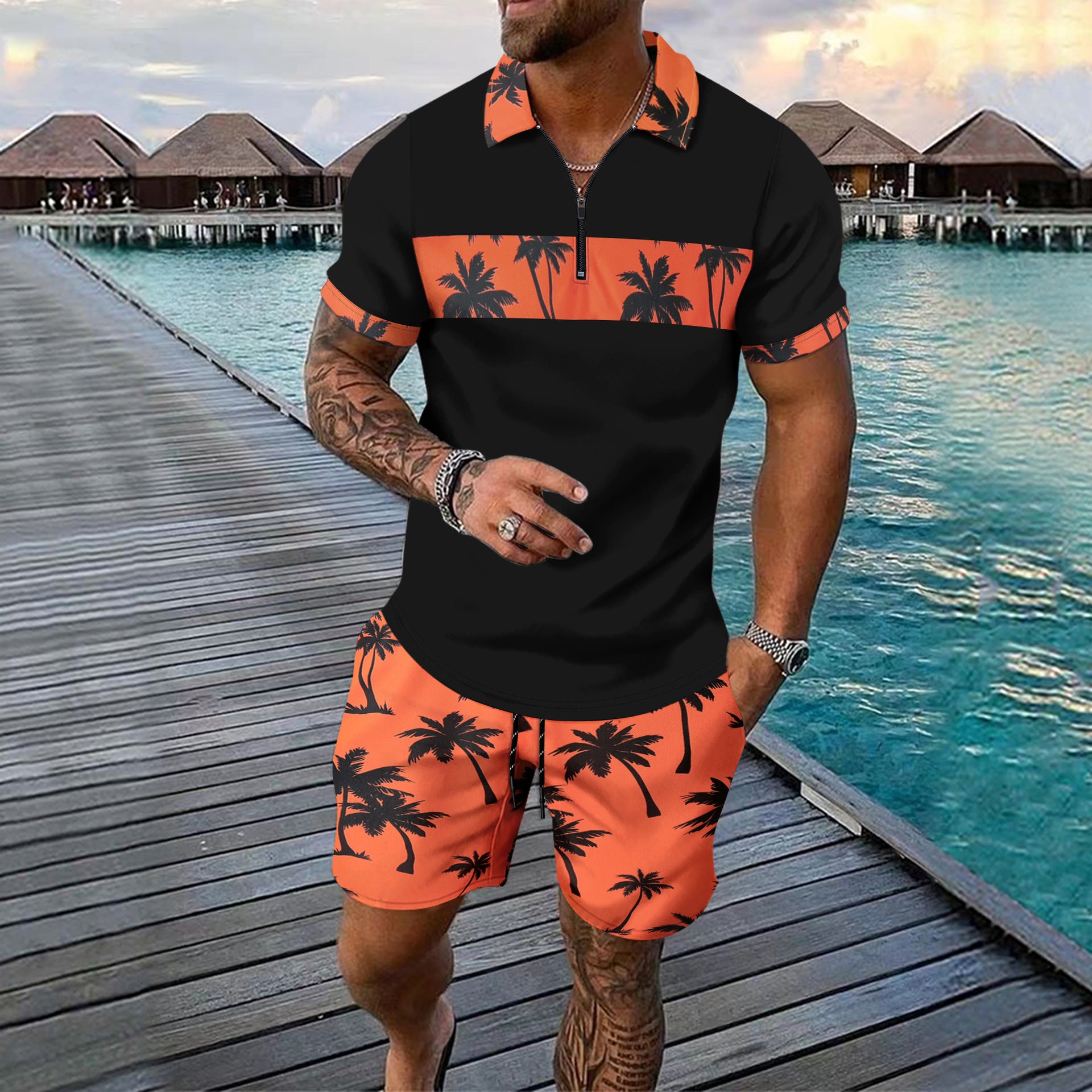 Summer New Men Leisure Set