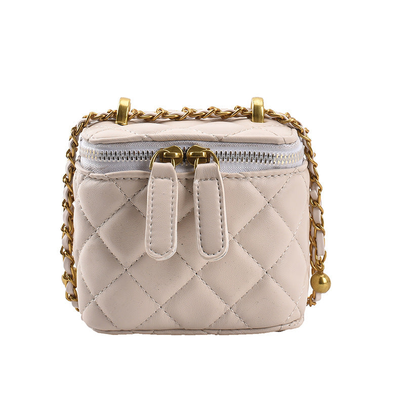 Chain Bucket Shoulder Bag for Women